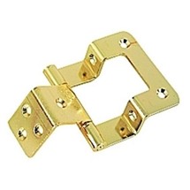 DOUBLE CRANKED HINGE BRASS