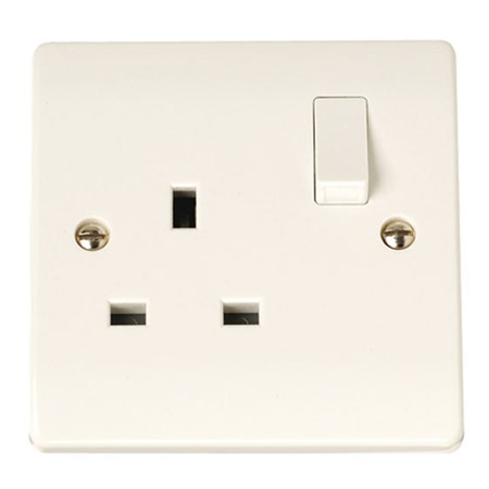 SOCKET WIT ENKEL