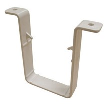 [W4843] VIERKANTE DOWNPIPE CLIP WIT