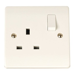 [B281/W] SOCKET WIT ENKEL